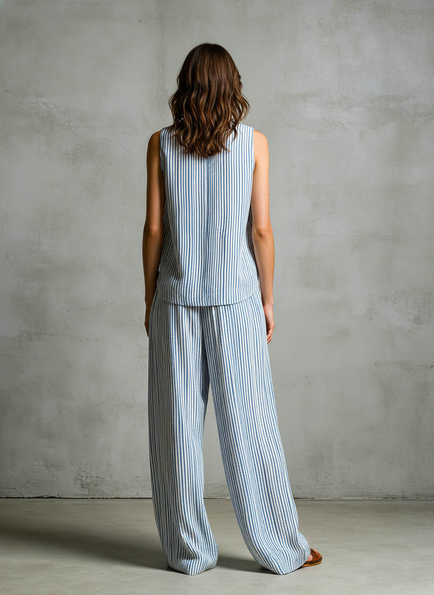 Livia | Ensemble palazzo à rayures