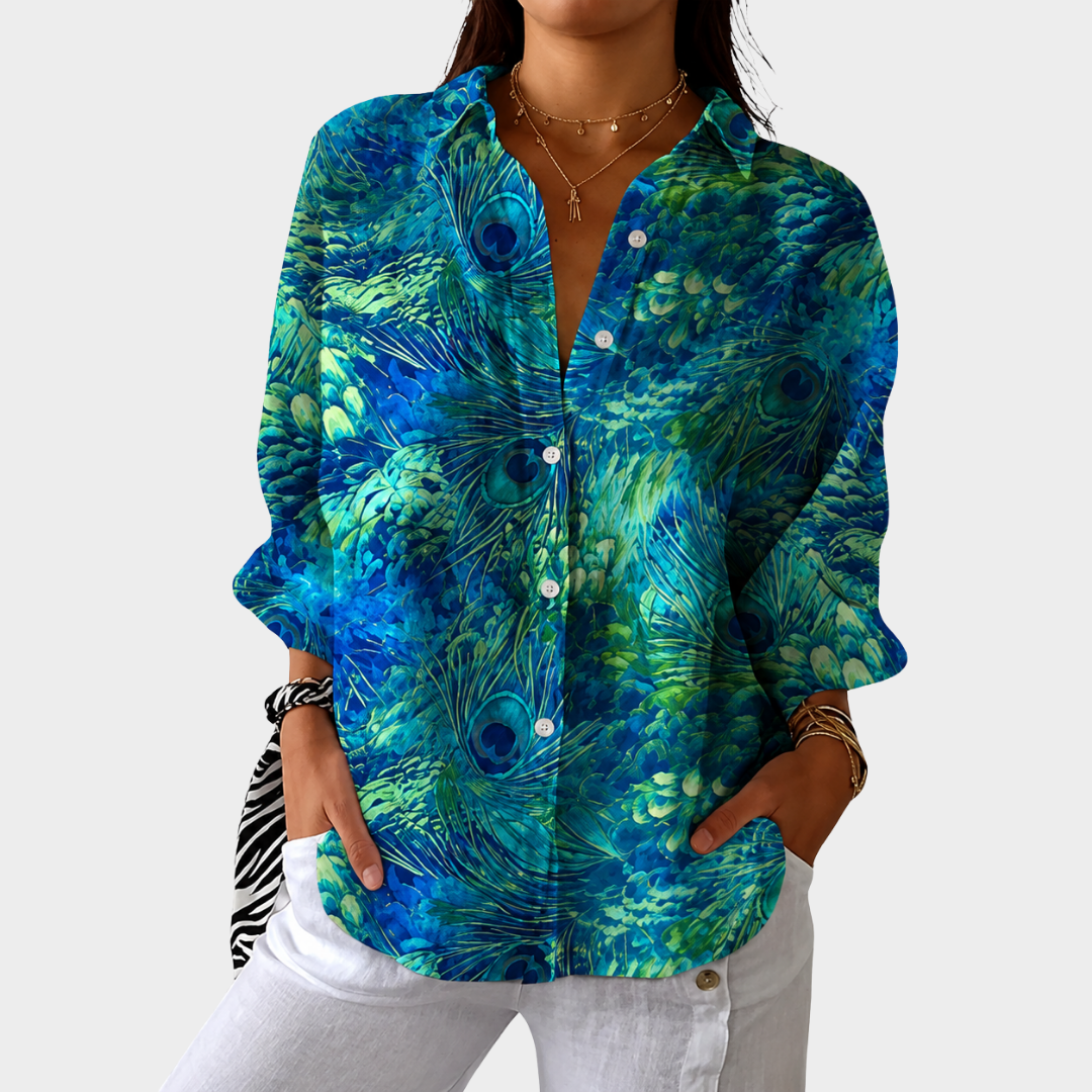 Blouse légère et colorée imprimée