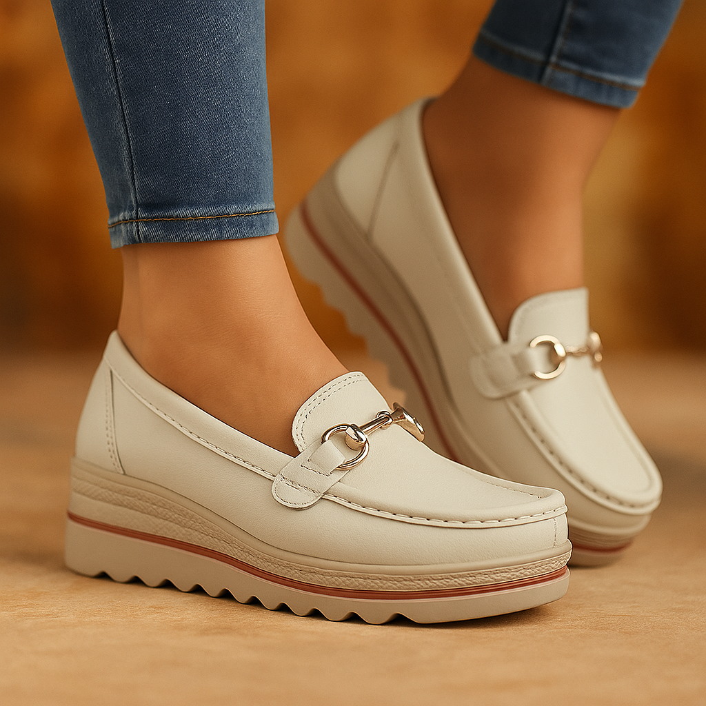 Clemens | Mocassins orthopédiques à boucle métallique