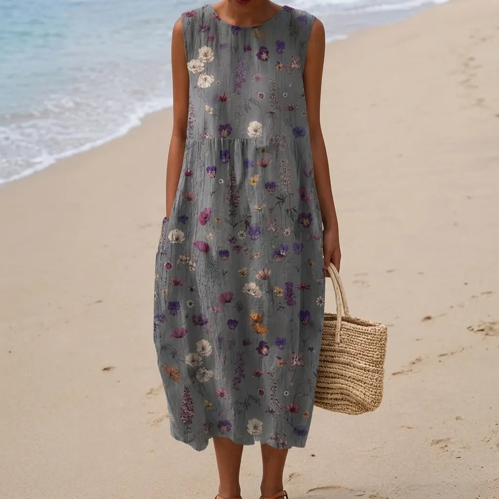 Gwen™ | Robe midi fleurie