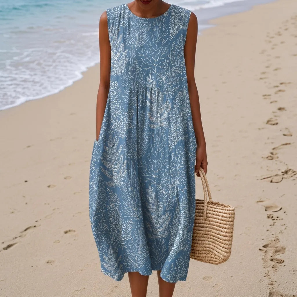 Livia™ | Robe midi fleurie