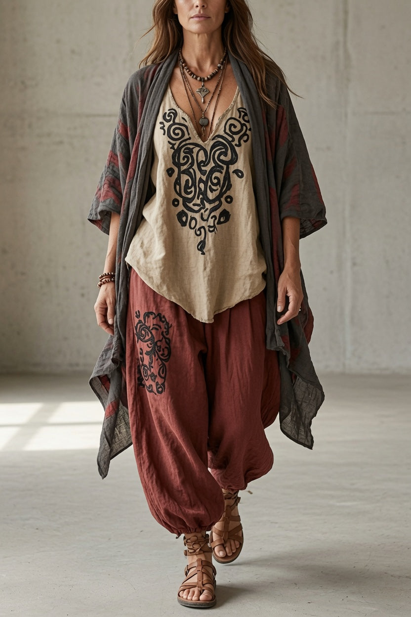 Tara | Ensemble trois pièces bohème