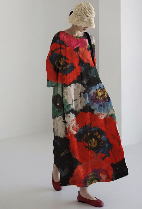 Livia | Robe d'été fleurie