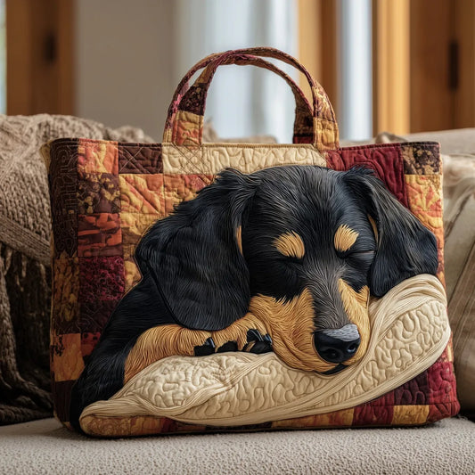 Sac artisanal matelassé - Teckel