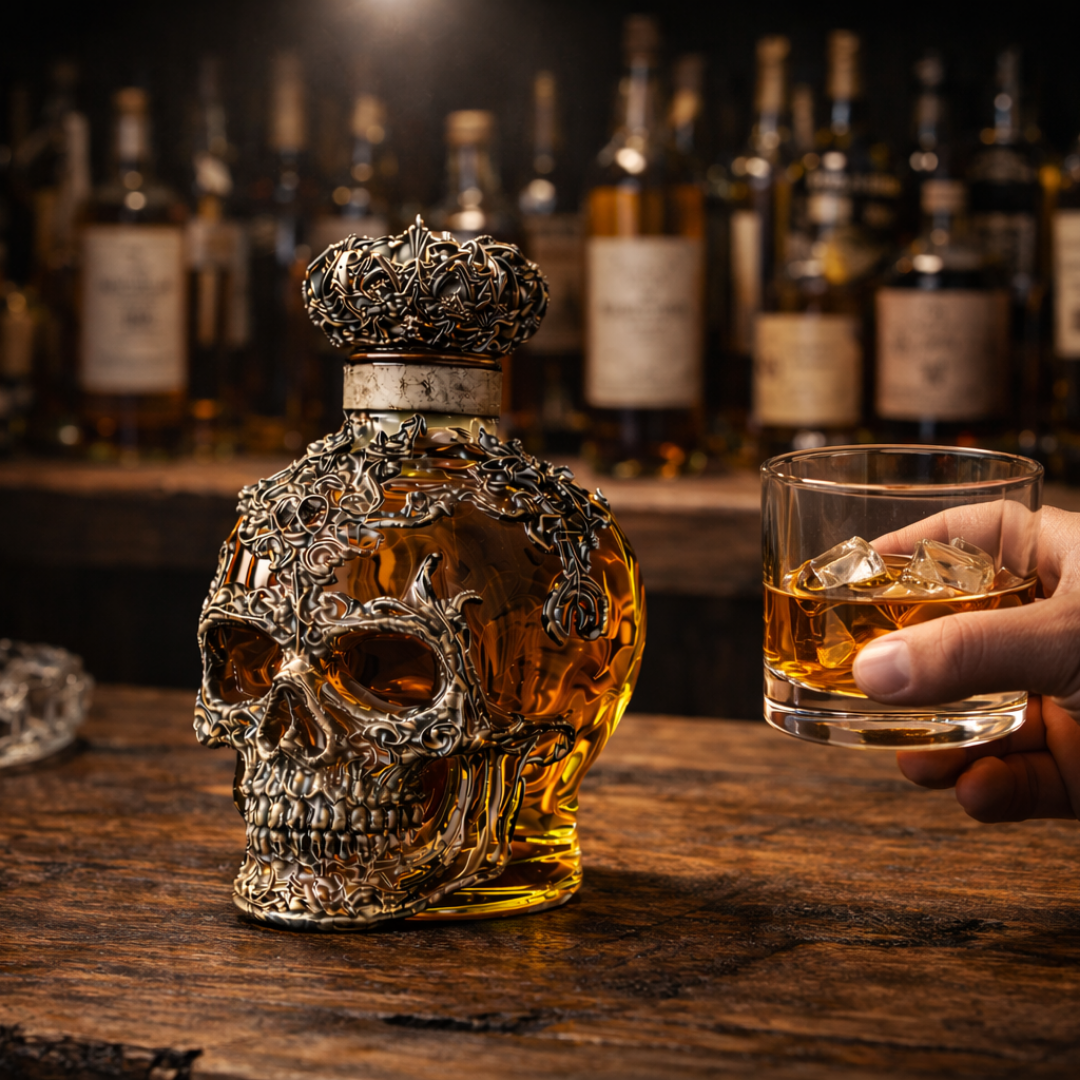 Décanteur à whisky – Édition Tête de Mort