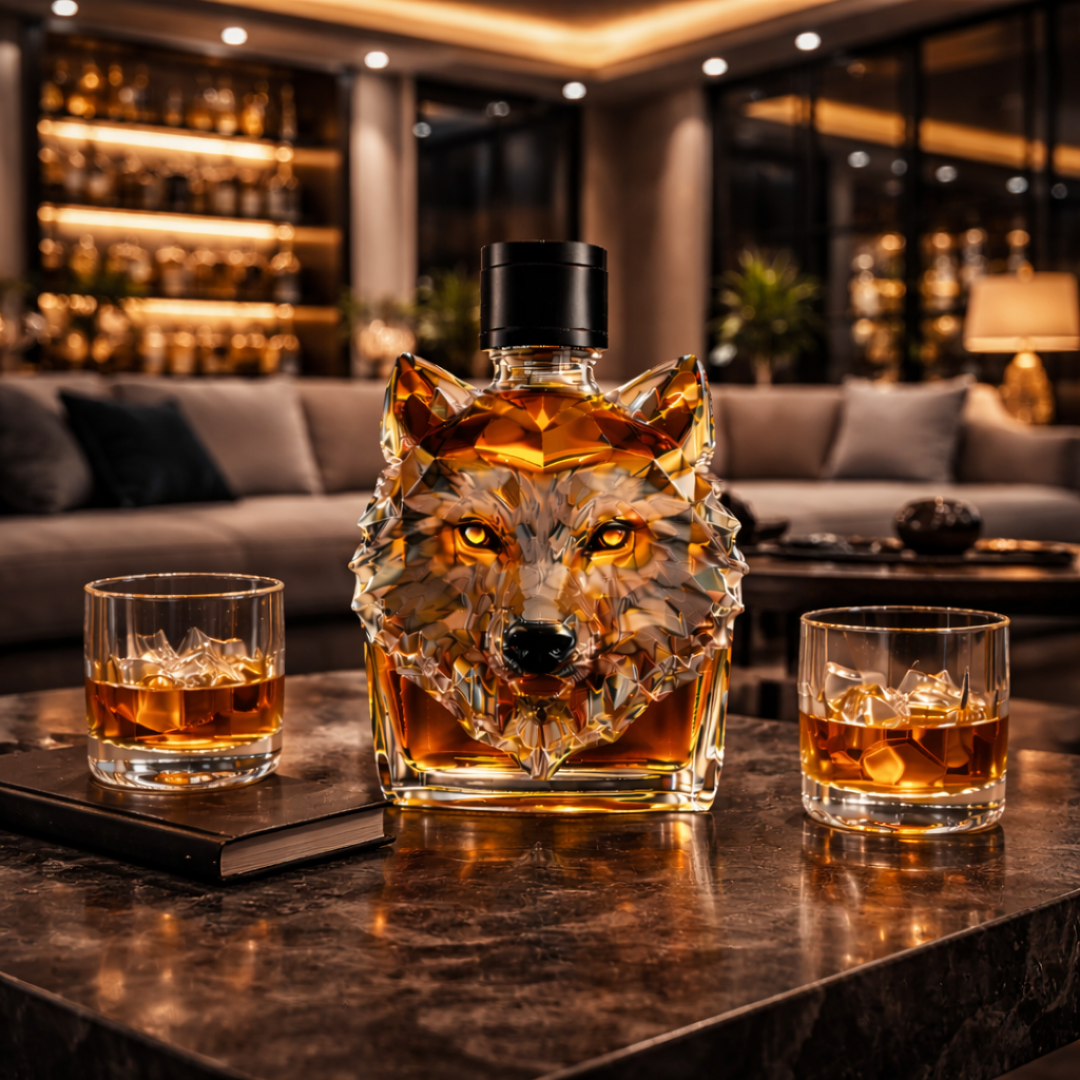 Décanteur à whisky – Édition Loup