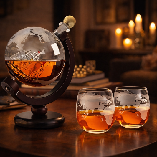 Décanteur à whisky – Édition Carte du Monde