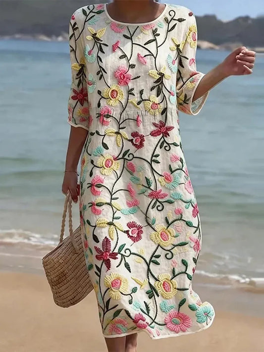 Rebecca | Robe à imprimé floral