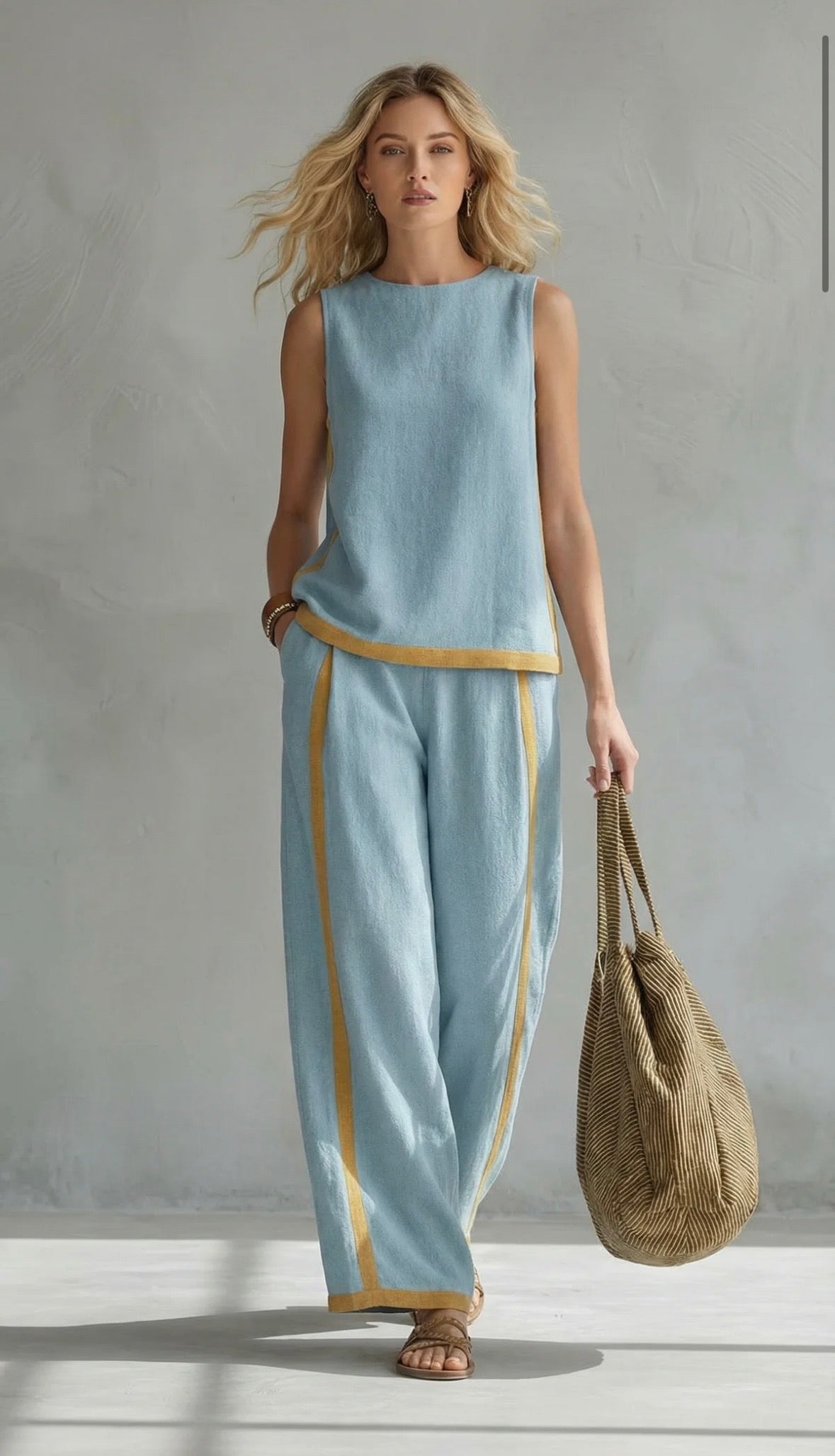 Shania™ | Ensemble deux pièces casual chic