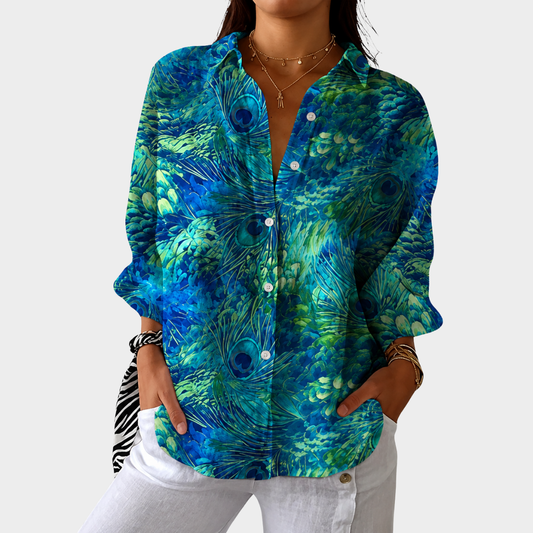 Blouse légère et colorée imprimée