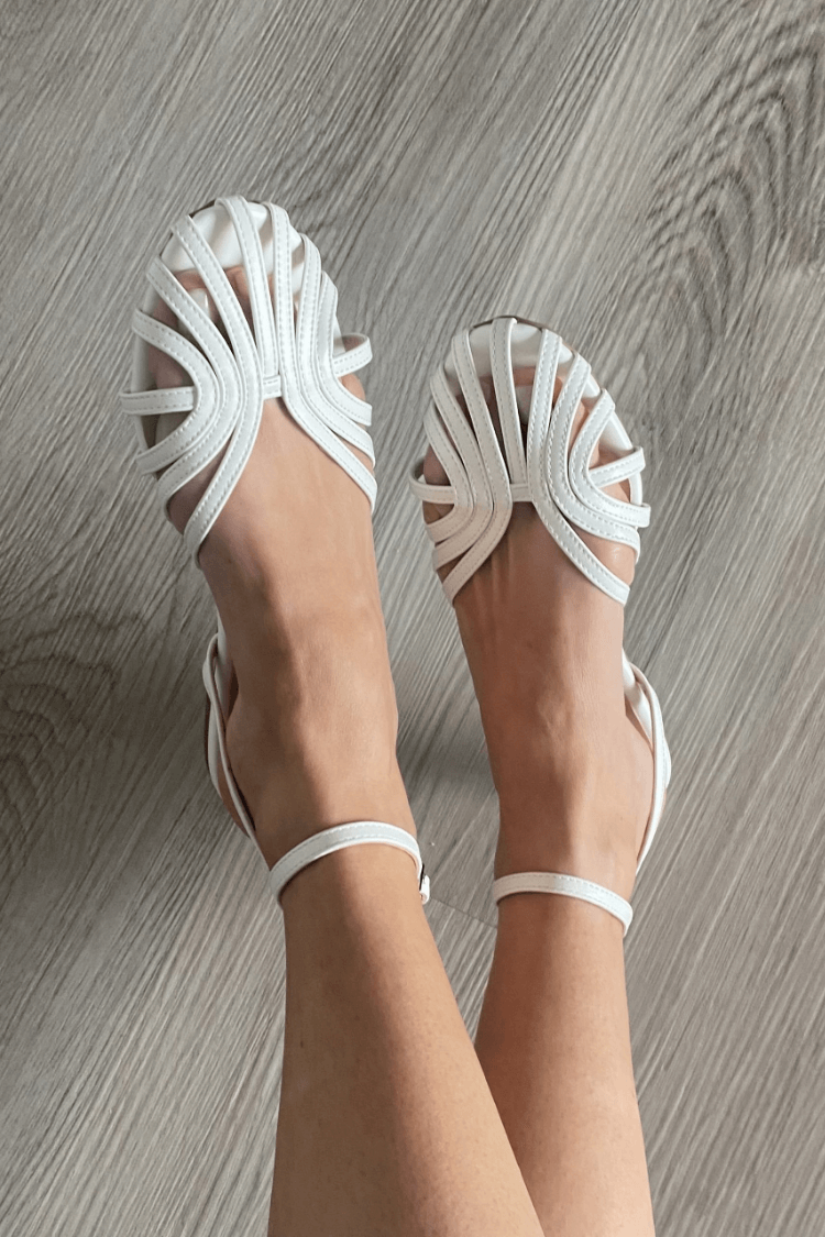 Vittoria | Sandales bijou dorées