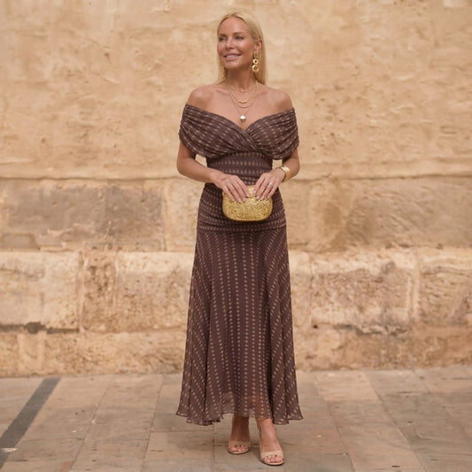 Sienna - Robe Fluide Géométrique