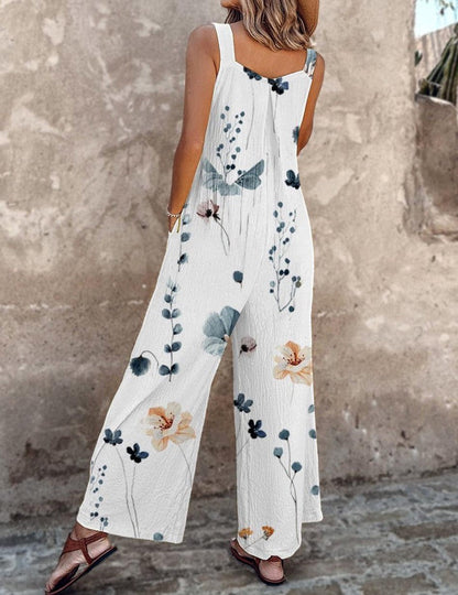 Combinaison imprimée style décontracté