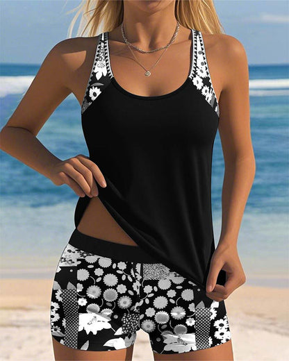Sabrina | Bikini deux pièces confortable et au style floral pour la plage