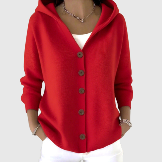 Giuseppa | Veste en maille à capuche