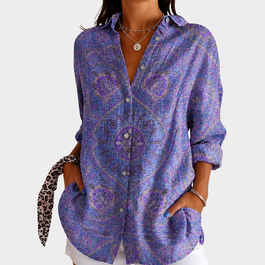 Blouse légère et colorée à imprimé