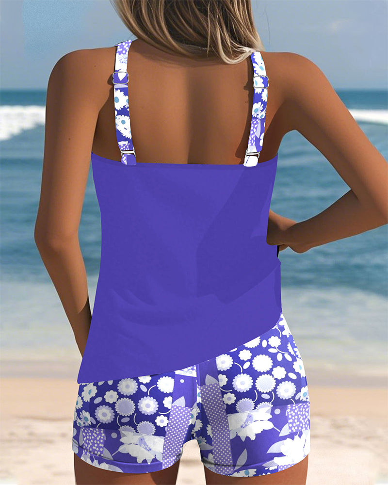 Sabrina | Bikini deux pièces confortable et au style floral pour la plage