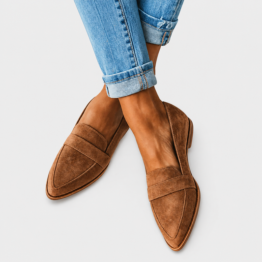 Helen | Chaussons orthopédiques en daim souple