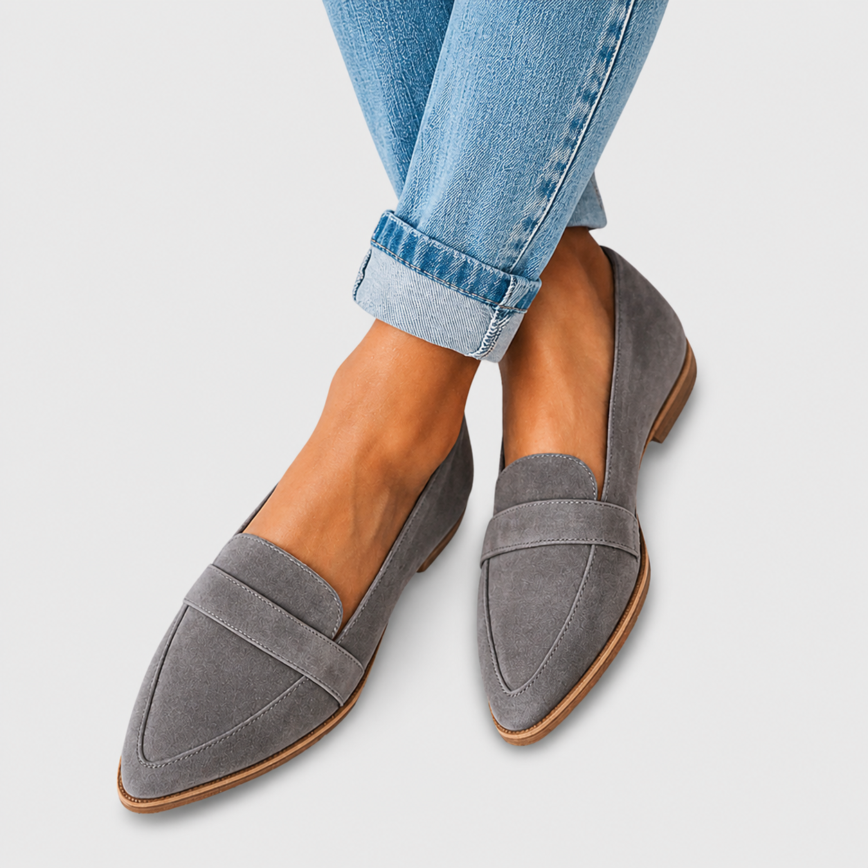 Helen | Chaussons orthopédiques en daim souple