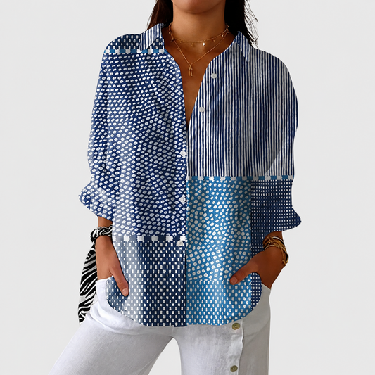 Blouse légère et colorée à imprimé