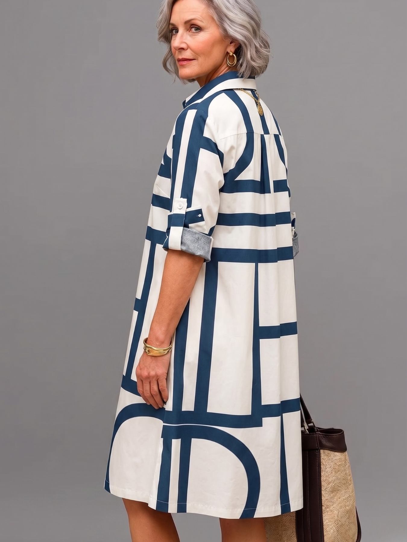 Siena | Robe midi soignée et élégante