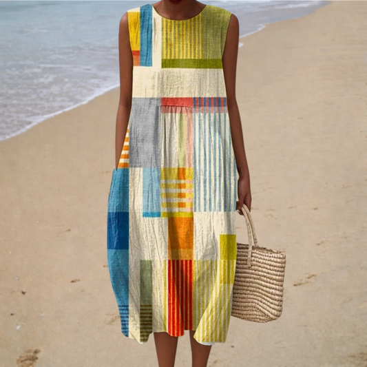 Robe d’été confortable sans manches