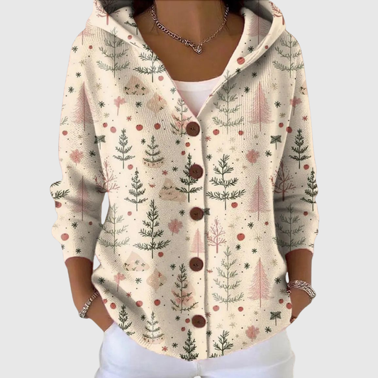 Marcella | Veste en maille à capuche