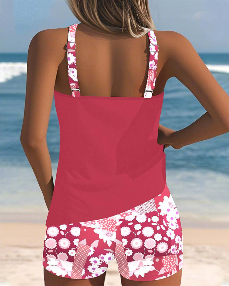 Sabrina | Bikini deux pièces confortable et au style floral pour la plage