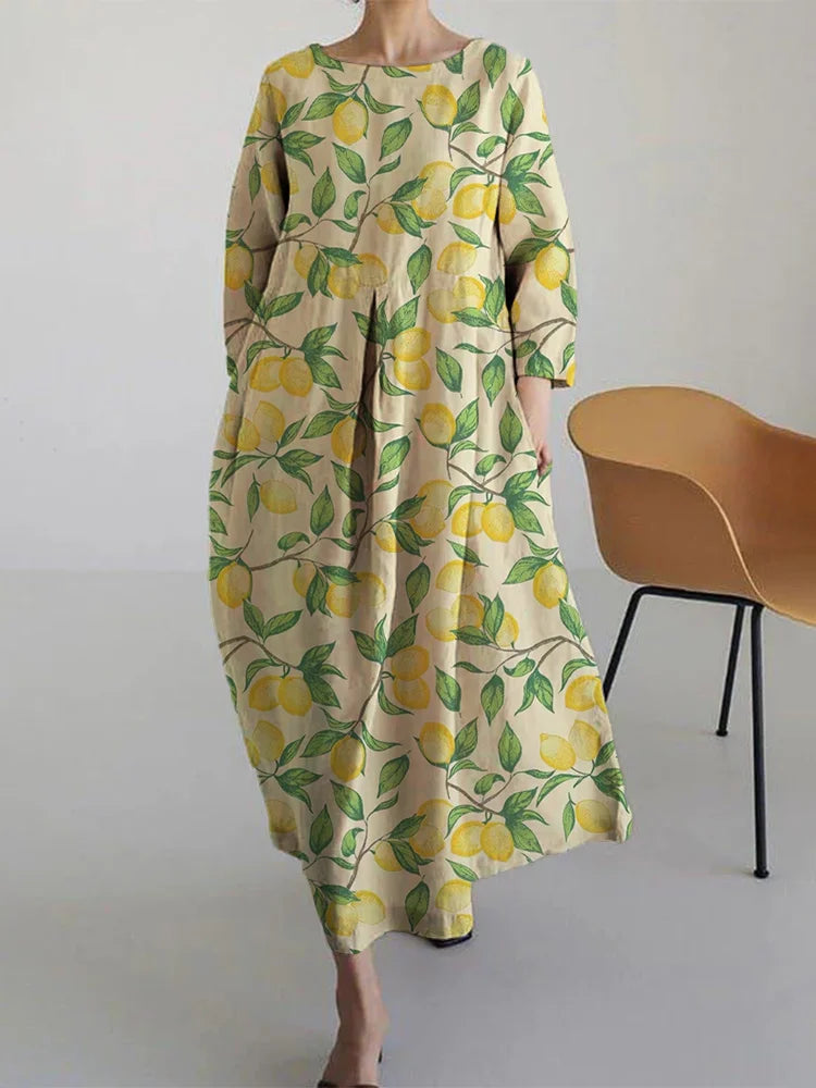 Elena | Robe d'été fleurie