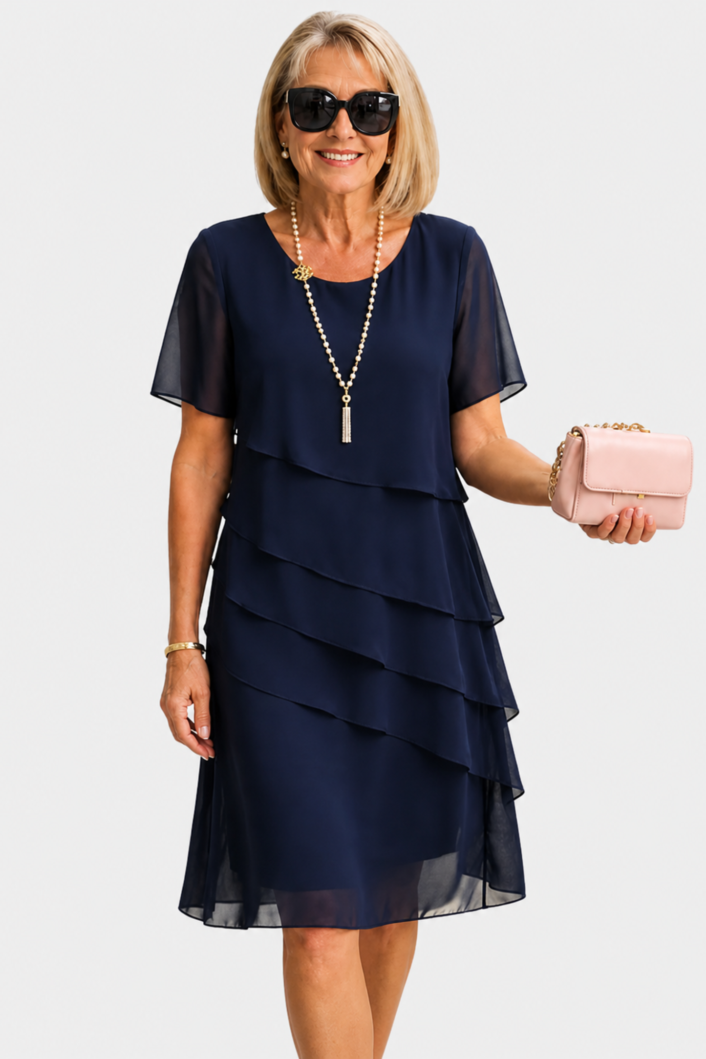 Linda | Robe élégante à volants