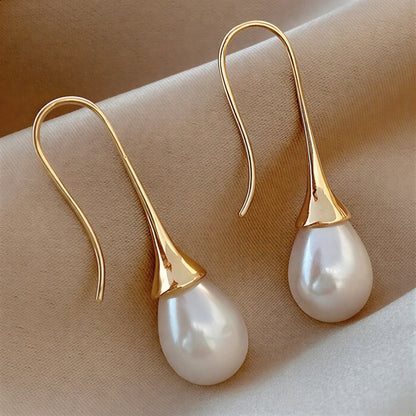 Boucles d'oreilles classiques à perles