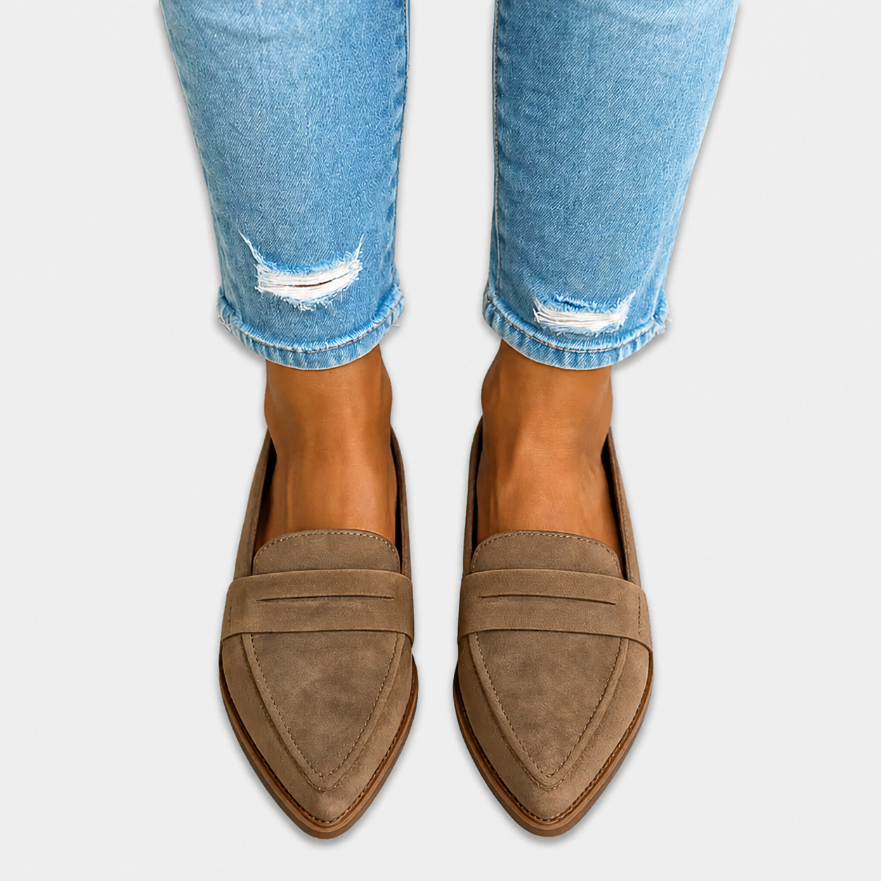 Nadia | Mocassins en daim