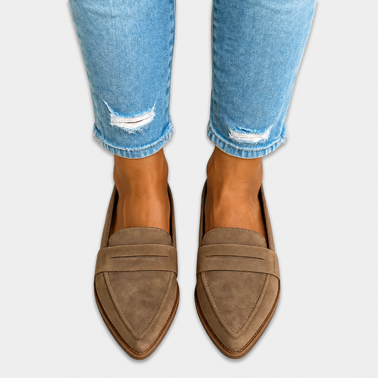Nadia | Mocassins en daim