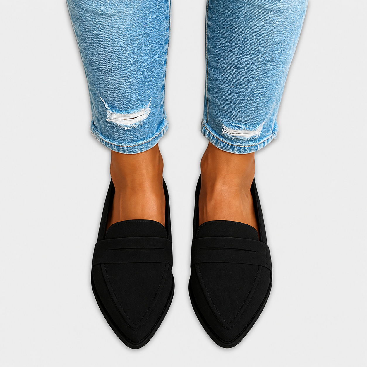 Nadia | Mocassins en daim