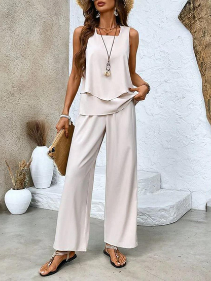 Juliette™ | Ensemble deux pièces motif feuillage