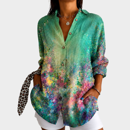 Blouse prairie émeraude