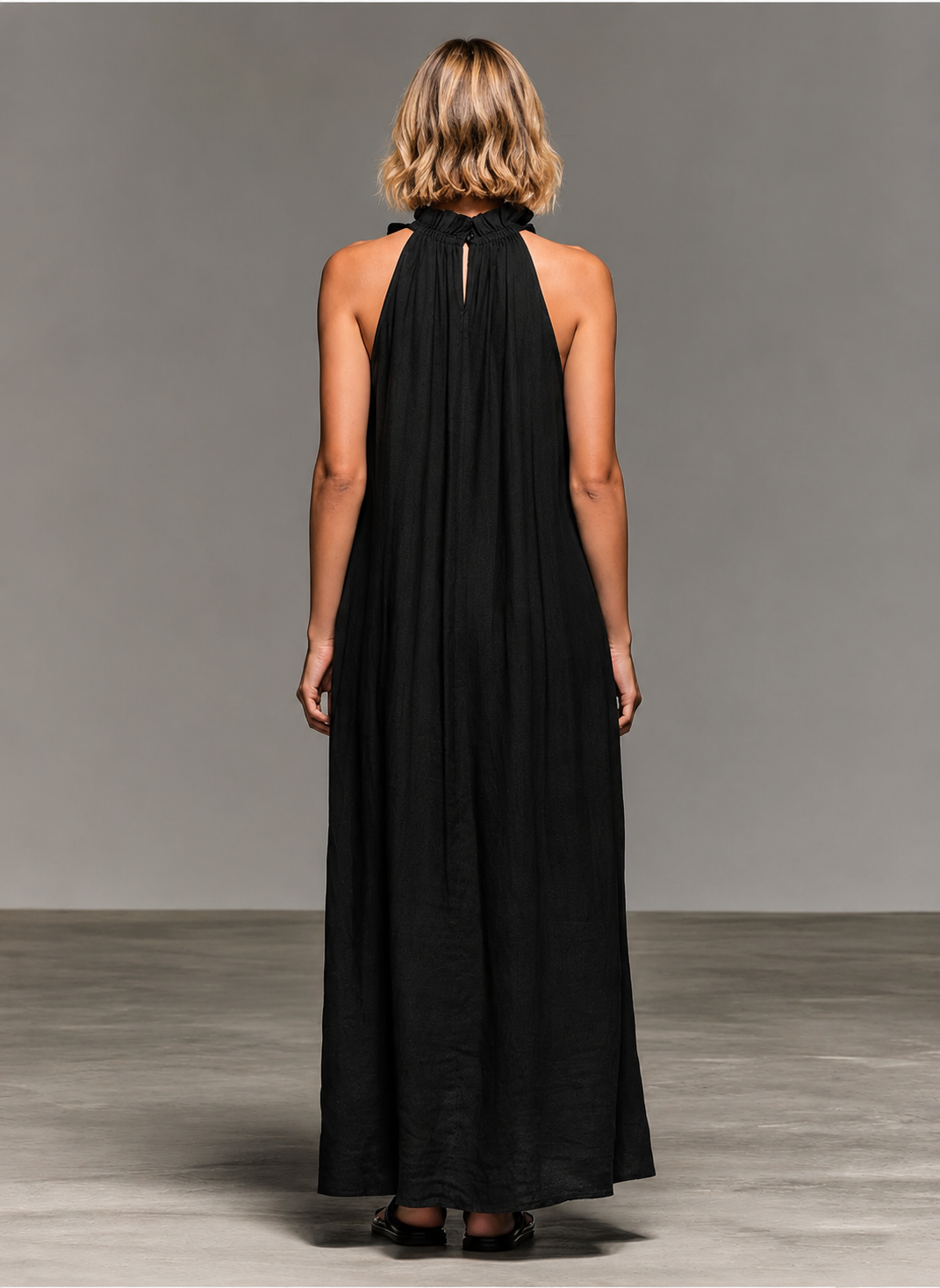Emma | Robe longue à volants
