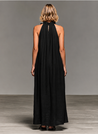 Emma | Robe longue à volants