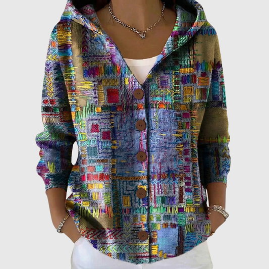 Marinella | Veste en maille à capuche