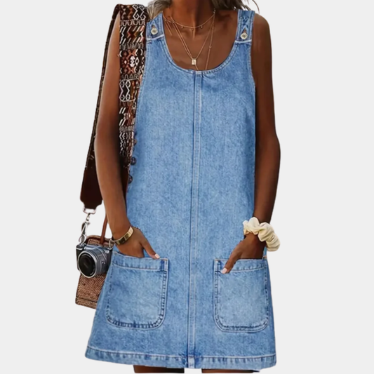 Emma | Robe décontractée effet jean