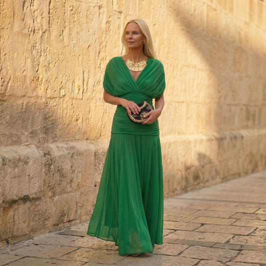 Sienna - Robe Verte Élégante