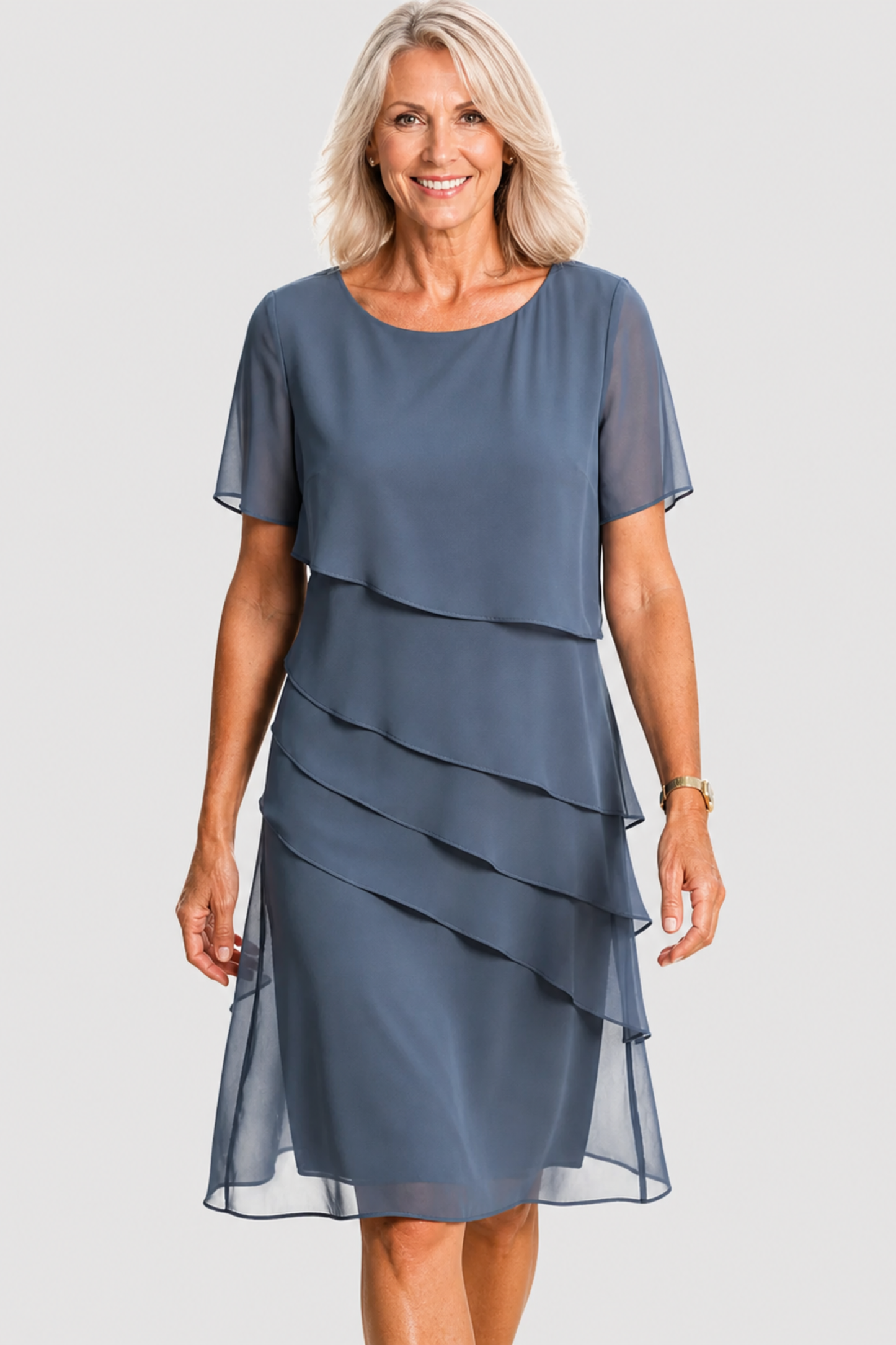 Linda | Robe élégante à volants