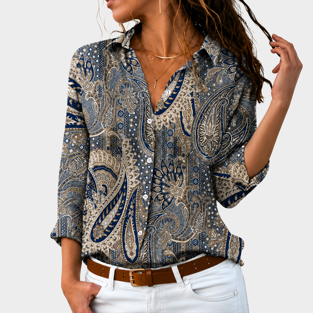 Blouse paisley intemporelle