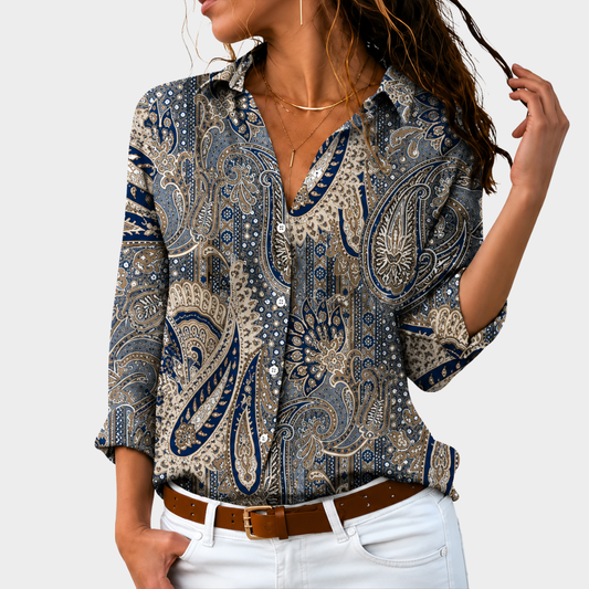Blouse paisley intemporelle