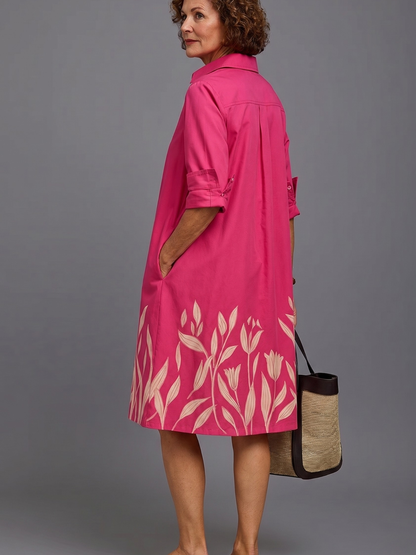 Grace | Robe midi soignée et élégante
