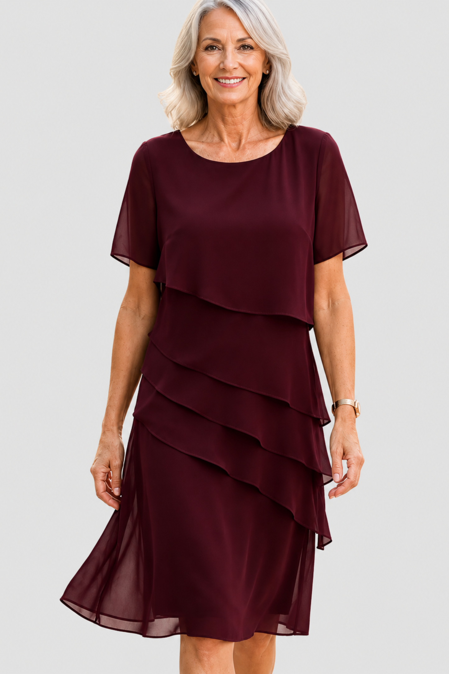 Linda | Robe élégante à volants