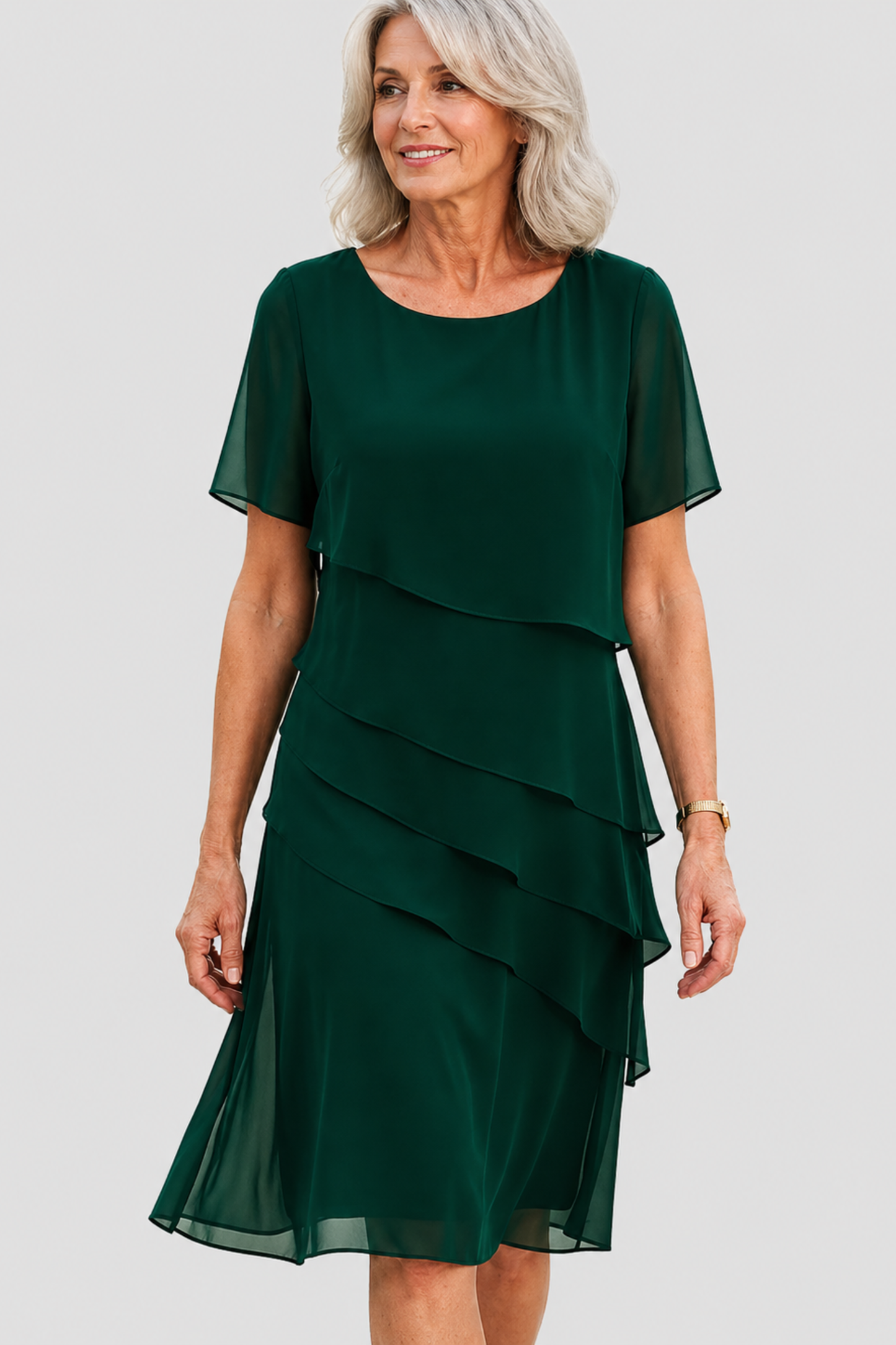 Linda | Robe élégante à volants