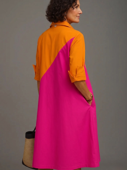 Kayla | Robe midi soignée et élégante
