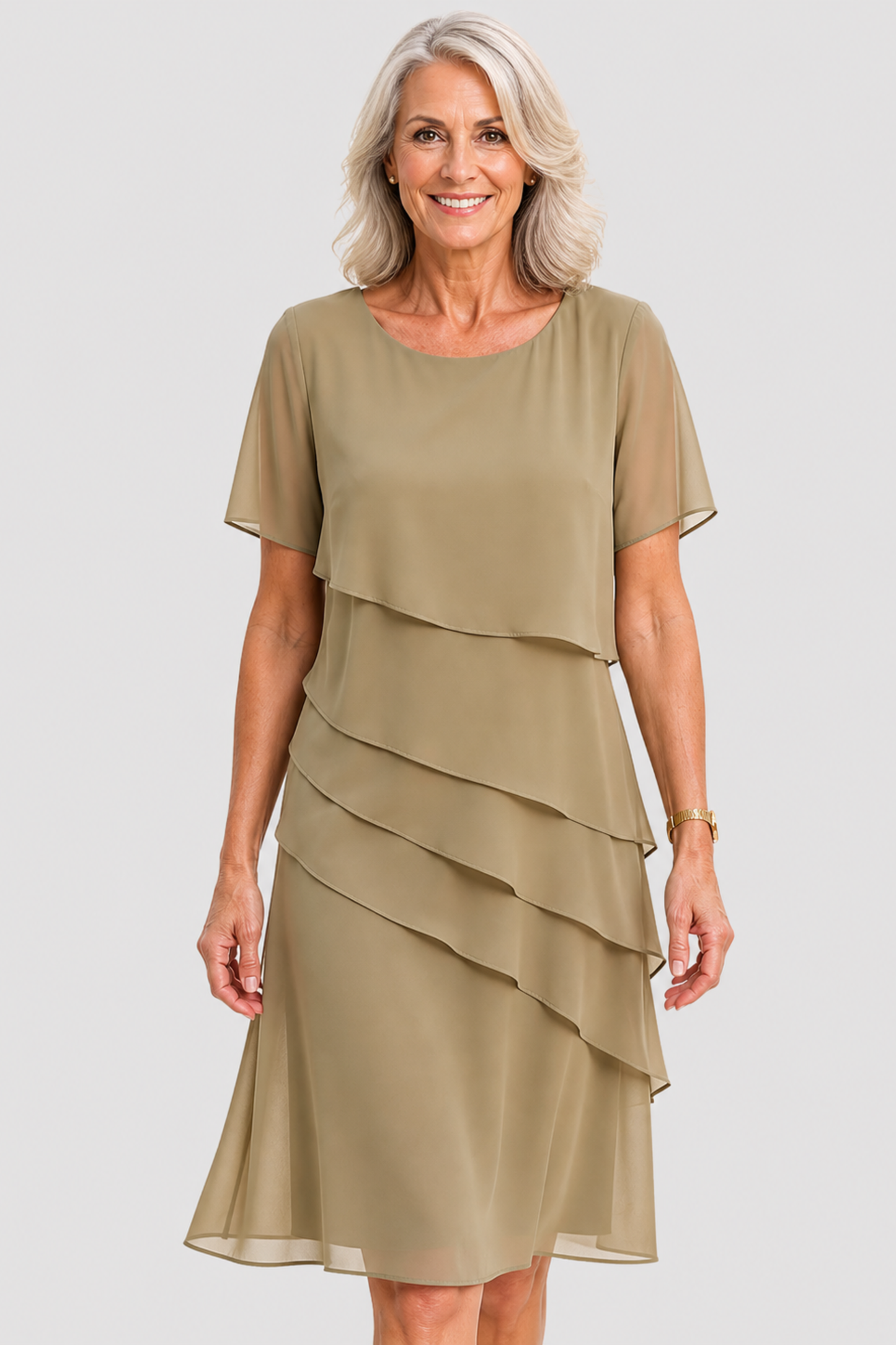 Linda | Robe élégante à volants