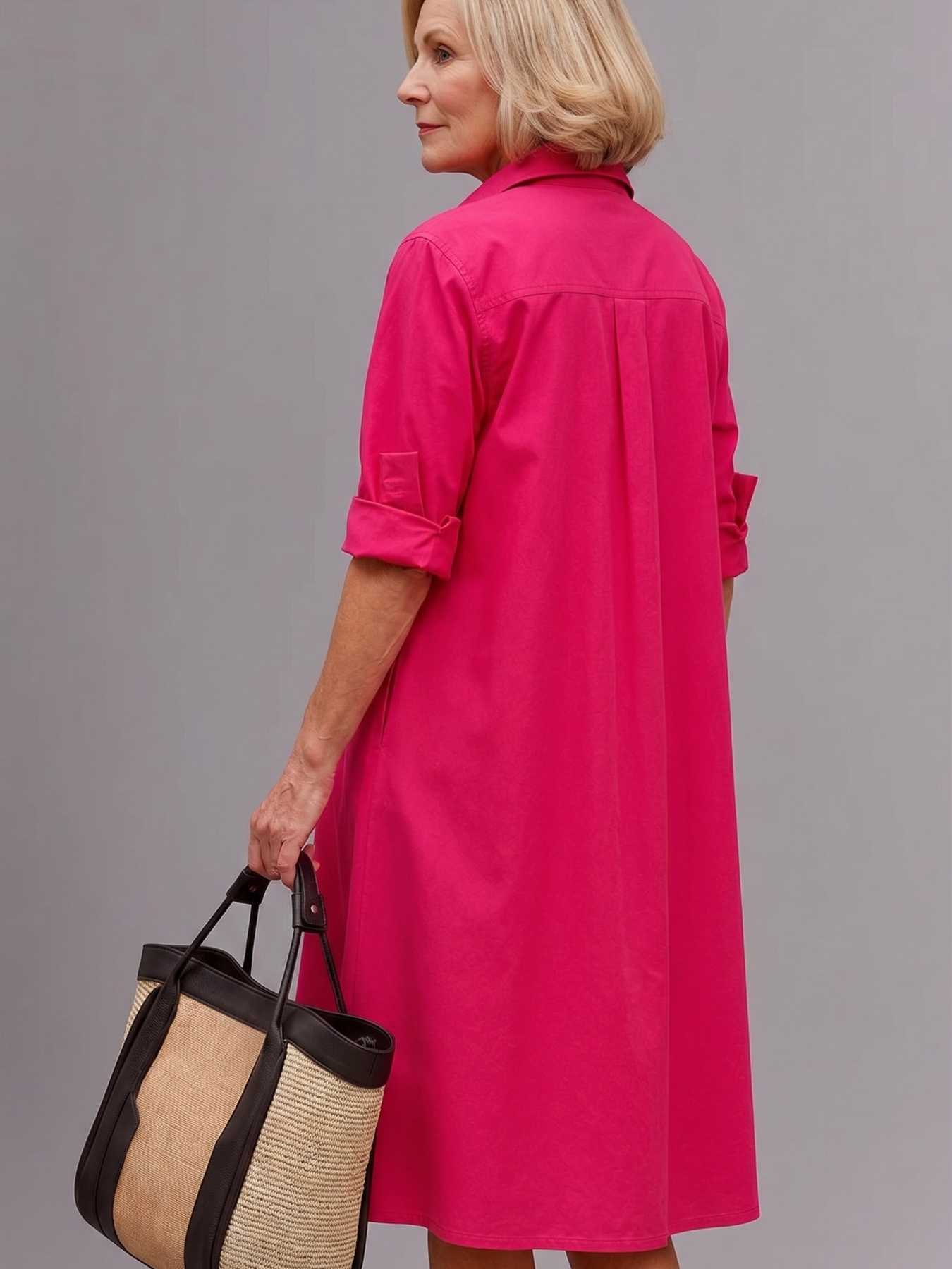 Chloe | Robe midi soignée et élégante